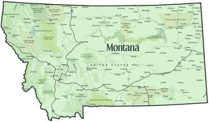Montana Tour map